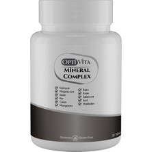 Optivita Complex 30 Tablet 11 (Kalsiyum, Magnezyum, Demir, Bor, Çinko, Manganez, Bakır, Krom, Seleny