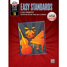 Alfred Jazz Easy Play-Along -- Easy Standards, Vol 1: Rhythm Section (Piano, Bass, Drum Set), Book A