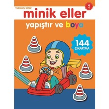 0-6 Yaş Yayınları Minik Eller Yapıştır ve - Turuncu Kitap