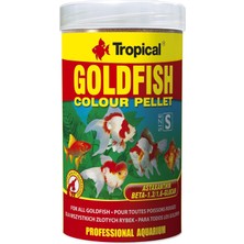 Tropical Goldfish Colour Pellet Size Small 250ML 110GR