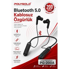 Aesco Mikrofonlu Kablosuz Spor Kulak Içi Kulaklık 200 Saat Müzik Dinleme Süreli