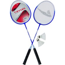 Tryon BS100 2 Raket 2 Top Badminton Raket Seti