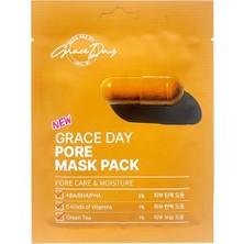 Grace Day Gözenek Bakımı Için Vitamin ve Aha Bha Pha Içeren Kağıt Maske Grace Day Pore Mask Pack