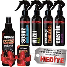 İnterwax Interwax 4'lü Oto Bakım Seti 230ML + Interwax Ikili Set, 200ML