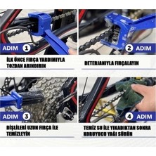 Aesco Mey Ithalat® Motorsiklet &amp; Bisiklet Zinciri Temizleme Fırçası Çift Taraflı