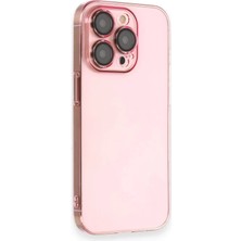 Apple iPhone 14 Pro Kılıf Armada Lensli Kapak - Rose Gold
