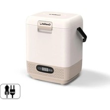 Aesco 12 Litre Taşınabilir Oto Buzdolabı - Kompresörlü, 12/24 Volt Uyumlu