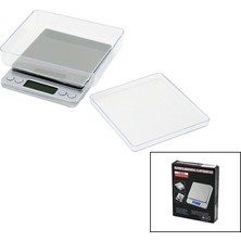 Superıor Mını I-2000 3000GR/0.1GR MİNİ=10.5X13CM Hassas Tartı - Terazi Şeffaf Pls.kapak Pilli