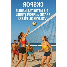Aesco Taşınabilir Voleybol Filesi, 9,5 Metre Uzunluk