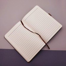 Aesco Gri Renk Defter ve Metal Roller Kalem Seti