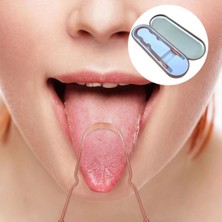Aesco Bakır Oil Pulling Yağ Çekme Dil Plak Temizleme Aleti Dil Fırçası Sıyırıcı Dil Kaşığı