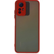 Xiaomi Redmi Note 12S Kılıf Montreal Silikon Kapak - Kırmızı