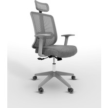 Zeon Büro Ofis Sistemleri // Comfort Mood Gray Yönetici Koltuğu Ofis Çalışma Koltuğu