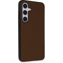Samsung Galaxy S24 Kılıf Taft Kapak - Kahverengi