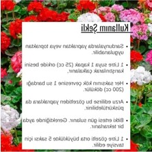 Aesco Çiçek Açtıran Yüksek Kalite Bitki Besini - 100 Ml, Sardunya Için Uygun