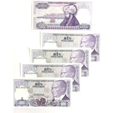 Generic 7. Emisyon 1.000 Türk Lirası Eski Para. Kağıt Para. Hobi Kağıt Para.