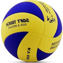 Aesco Voleybol Topu, Yumuşak Yüzeyli 5 Numara Kırmızı, Dayanıklı