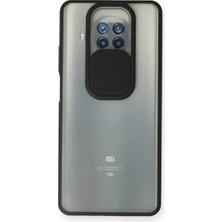Xiaomi Mi 10T Lite Kılıf Palm Buzlu Kamera Sürgülü Silikon - Siyah