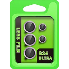 Samsung Galaxy S24 Ultra Raze Metal Kamera Lens - Mor