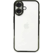 Apple iPhone 16 Plus Kılıf Razer Lensli Silikon - Yeşil