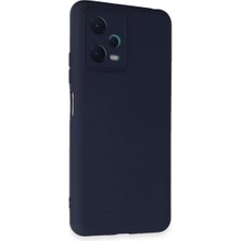 Xiaomi Redmi Note 12 5g Kılıf Nano Içi Kadife Silikon - Lacivert