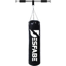 Desfabe 70CM x 25CM Boks Torbası ve 62-100CM Barfiks Demiri