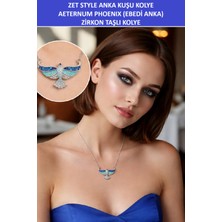 Zetconcept Zet Style Anka Kuşu Kolye – Aeternum Phoenix (Ebedi Anka) Zirkon Taşlı Kadın Kolye