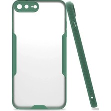 Apple iPhone 7 Plus Kılıf Platin Silikon - Yeşil