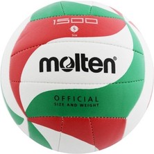 Molten Voleybol Topu V5M1500 Voleybol Topu Antrenman Sentetik Beyaz Kırmızı Yeşil 5