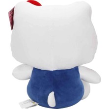 Aesco S00006116 Peluş H.kıtty S4 Mavi Tulumlu 35CM-SUN