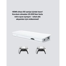 Aesco HDMI ve Kablosuz Kontrolcülü 20.000 Oyunlu Retro Oyun Konsolu