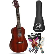 Aesco 23 Inç Maun Ukulele, Hakiki Ahşap, Konser Performansları Için Tasarlandı