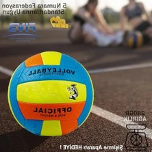Aesco Resmi Boyut No: 5 Dikişli Voleybol Topu, Iç ve Dış Mekan Kullanımı Için Ideal