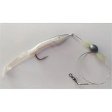 Aesco Levrek Lüfer Avcısı (3 Adet) Çelik Telli Silikon Balık Füme 11 cm