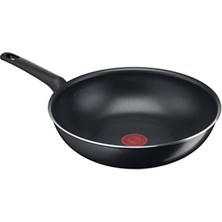 Aesco 28 cm Difüzyon Tabanlı Wok Tava, Yüksek Kalite ve Ergonomik Kullanım