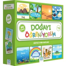 Aesco Mey Ithalat® CAEGT-5053 Doğayı Öğreniyorum Eğitici Oyun Kartları -