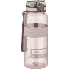 Aesco Kahverengi Silikon Gövde Tritan Su Matarası, 1000ML Kapasite