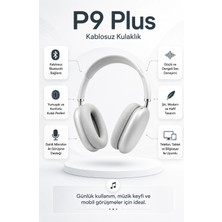 Aesco Kablosuz Kulak Üstü Bluetooth Kulaklık Katlanabilir Tasarım Uzun Süreli Kullanım