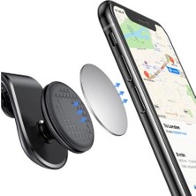 Aesco Mey Ithalat® Araba Klimasına Takılan Mandallı 360 Mıknatıslı Telefon Tutucu