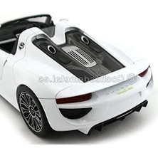 Aesco 1:18 Ölçekli Gri Metalik Porsche 918 Spyder Cabriolet Araç Modeli