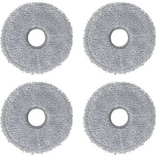 Aesco 4 Adet Mikrofiber Silme Bezi - Yedek Islak Paspas Aksesuarı, Temizlik Için