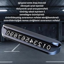 Aesco Premıum Kapaklı Gizlenebilir Araç Park Telefon Numaratörü Geçici Park Telefon Numaratörü
