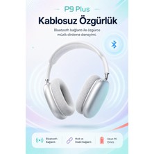 Aesco Şarjlı Kulak Üstü Stereo Kulaklık Bluetooth Uyumlu Müzik ve Görüşme Destekli