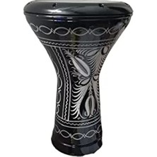 Aesco Oryantal Kılıf ile Profesyonel Mısır Darbuka, Alyan Ayarlama Anahtarı ile