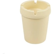Aesco Duman Kanallı Modern Plastik Küllük, 10 cm Yükseklik