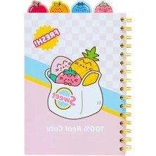 Aesco A5 Proje Defteri - 4 Bölmeli, Pusheen Temalı