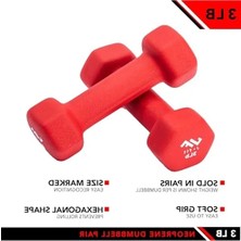 Aesco Kaymaz Renk Kodlu Dambıl Setleri, Altıgen Şekilli Ağırlıklar ile Fitness