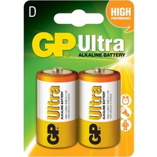 Aesco Gp Ultra Alkalin D Büyük Boy Pil 2li