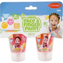 Aesco 2in1 Doğal Yüz ve Parmak Boyası 2’li