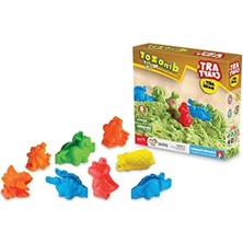 Aesco Dinozor Kum Seti, 500 Gr, Eğlenceli Oyun Malzemesi